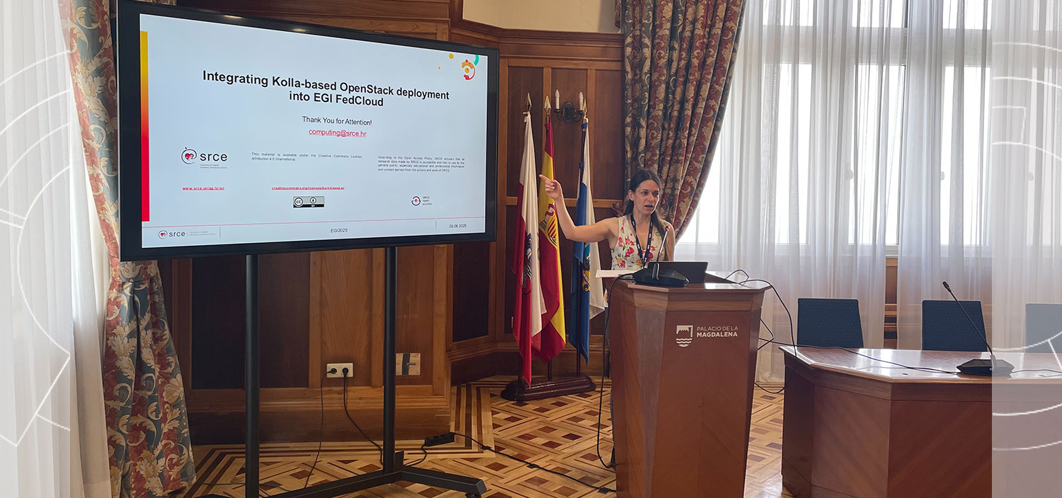 Srce prezentiralo integraciju sustava OpenStack na konferenciji EGI 2025