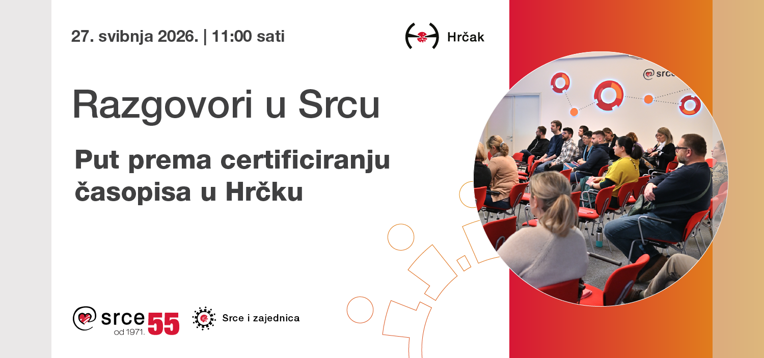 Razgovori u Srcu: Put prema certificiranju časopisa u Hrčku, 27. 5. 2026.