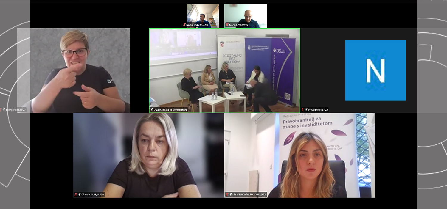 Srce sudjelovalo na 7. online okruglom stolu „Digitalna pristupačnost od zakona do prakse“