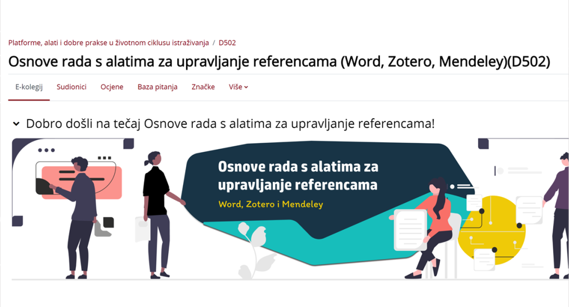 Osnove rada s alatima za upravljanje referencama