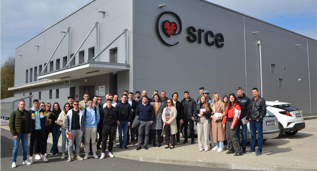 Studenti i djelatnici Fakulteta prometnih znanosti Sveučilišta u Zagrebu posjetili podatkovni centar Srca