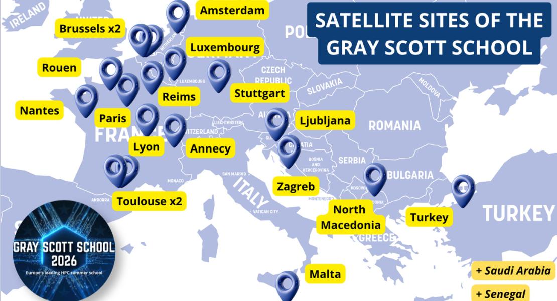Srce satelitska lokacija za 30 polaznika međunarodne Gray Scott School 2026
