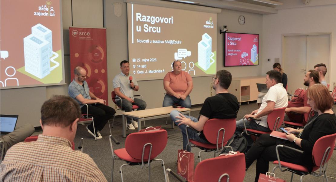 Održani „Razgovori u Srcu“ na temu novosti u sustavu AAI@EduHr 