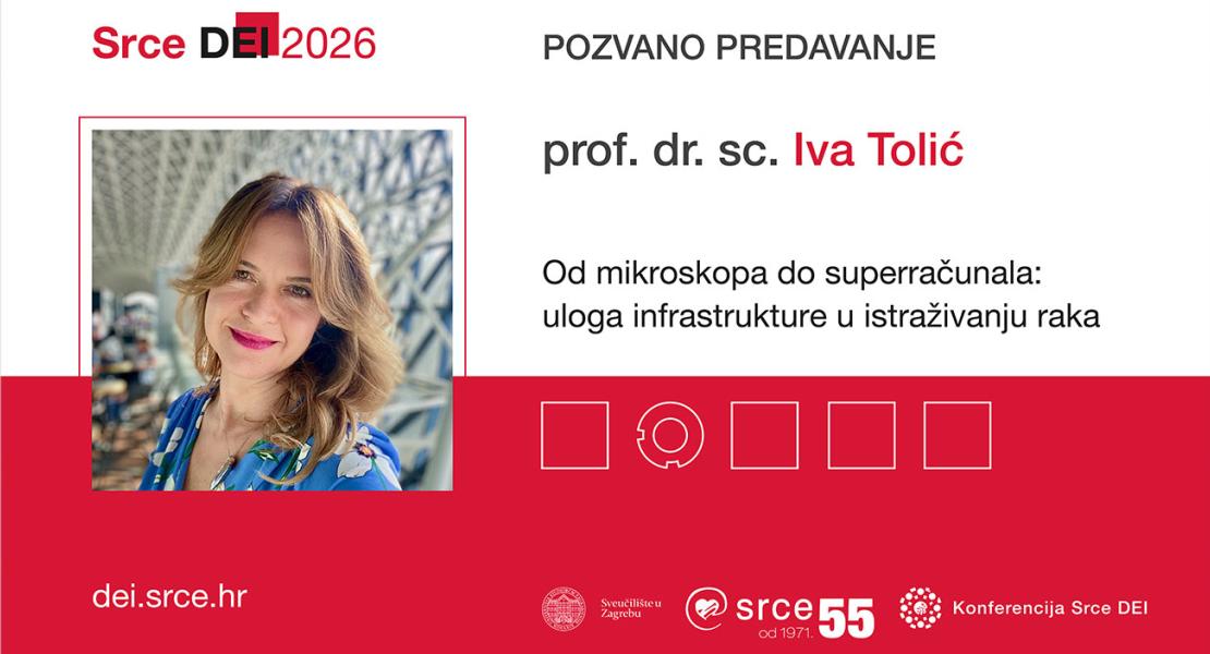 Srce DEI 2026 - pozvano predavanje: "Od mikroskopa do superračunala: uloga infrastrukture u istraživanju raka"