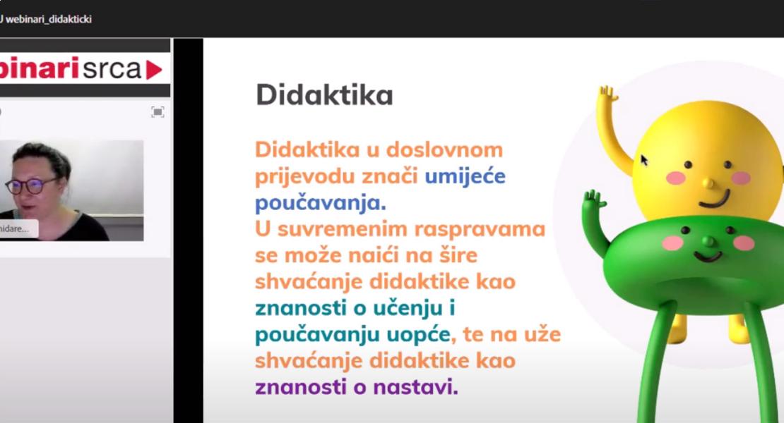 Održan webinar Srca o didaktici i poučavanju u online okruženju